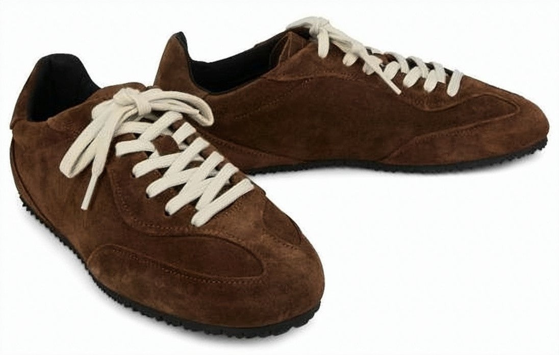 Axel Arigato Suede Low-Profile Sneakers With Textured Rubber Sole