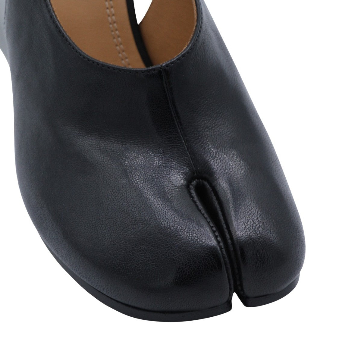 Maison Margiela Modern Black Sandals With Thin Straps