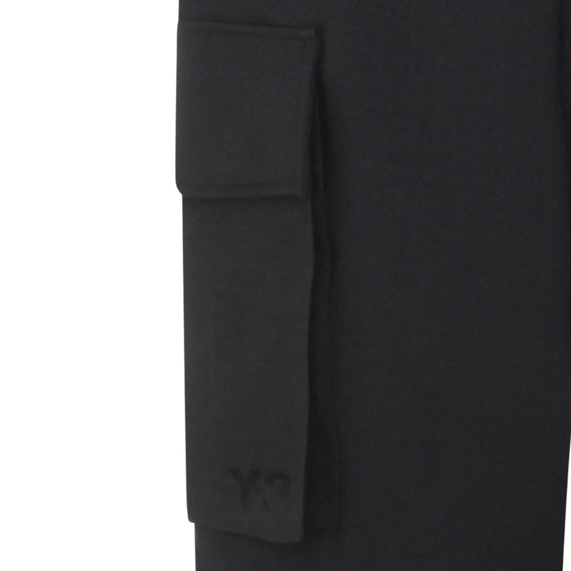 Y-3 Relaxed Fit Black Trousers With Cargo Pockets