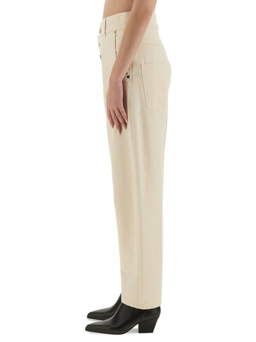 Moschino High-Waisted Straight Fit Moschino Jeans