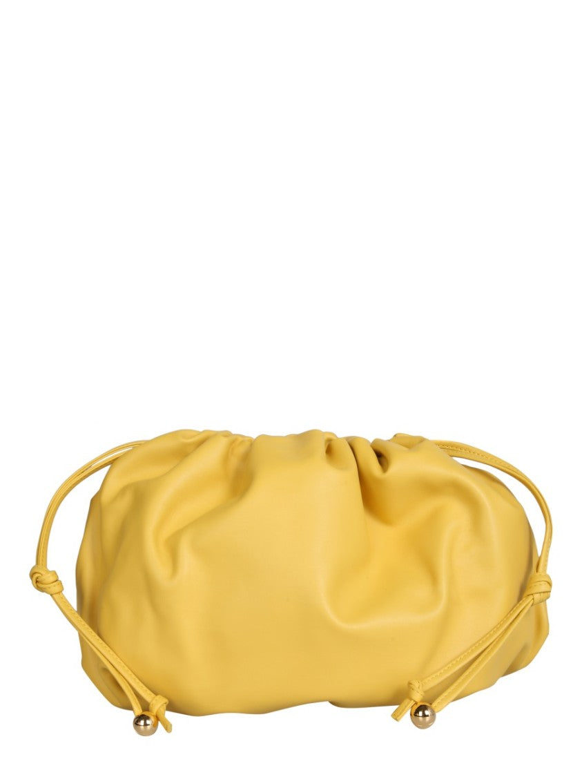 Bottega Veneta Medium Leather Shoulder Bag With Removable Double Handle