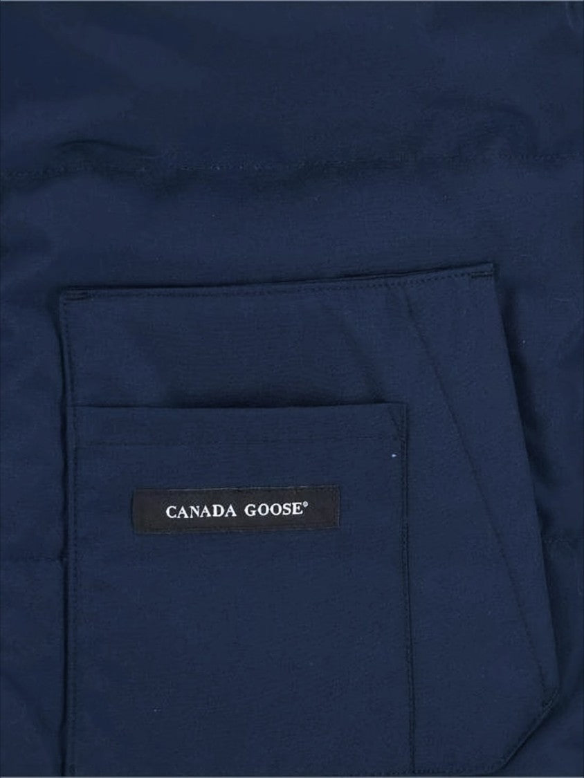 Canada Goose High-Collar Padded Vest With Snap Button Closure