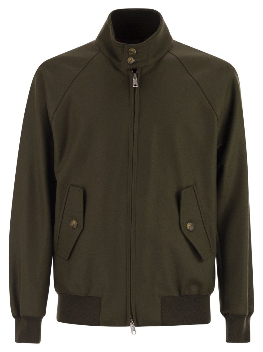 Baracuta G9 Melton - Wool And Cashmere Bomber Jacket