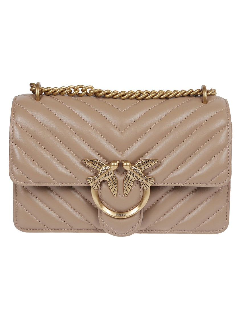 Pinko Crossbody Bag With Metal Logo