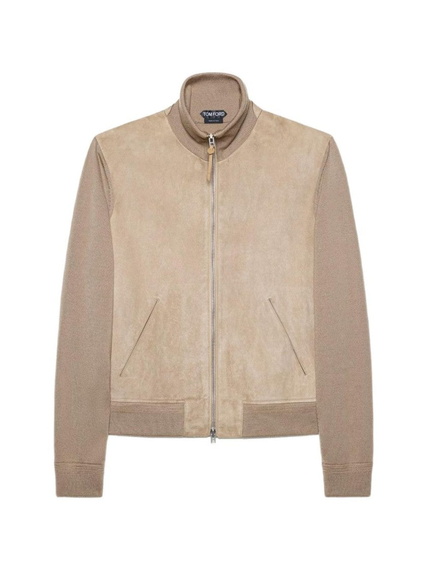 Tom Ford Suede And Wool Blend Casual Jacket