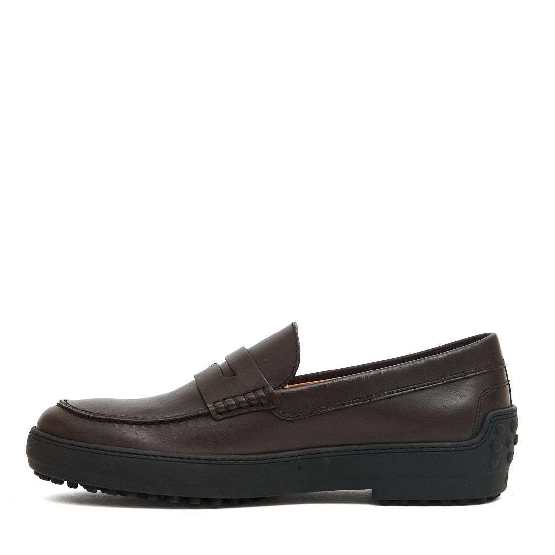 Tod's Winter Gommino Moccasin In Brown