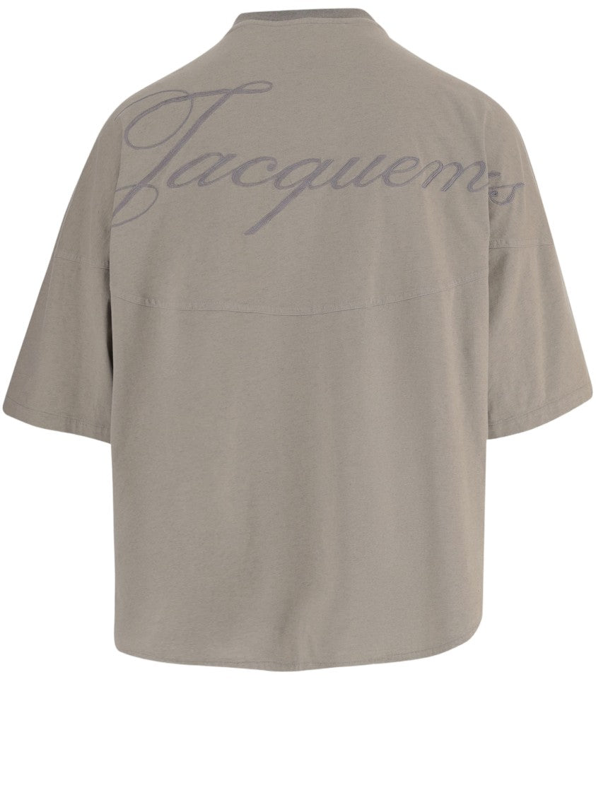 Jacquemus Cotton T-Shirt With Back Logo
