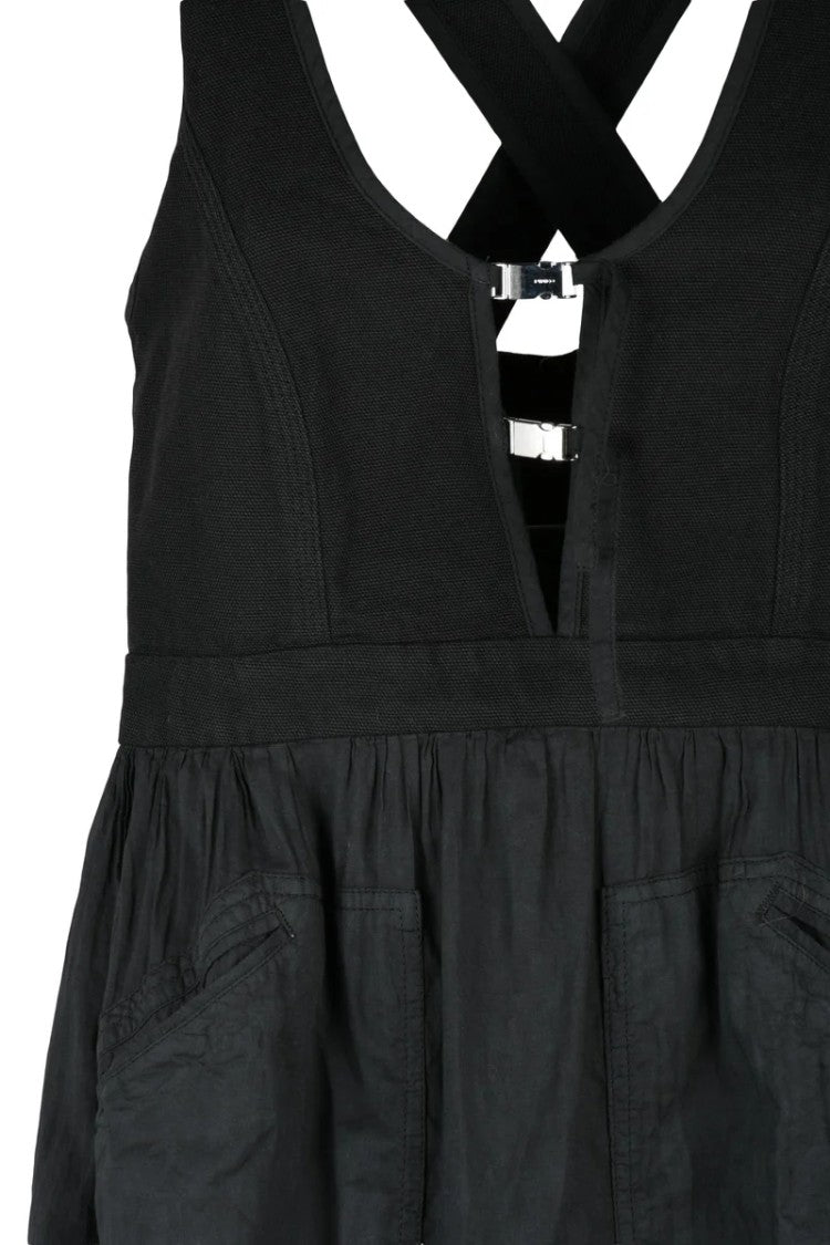 Pinko Long Garzato Dress - Black