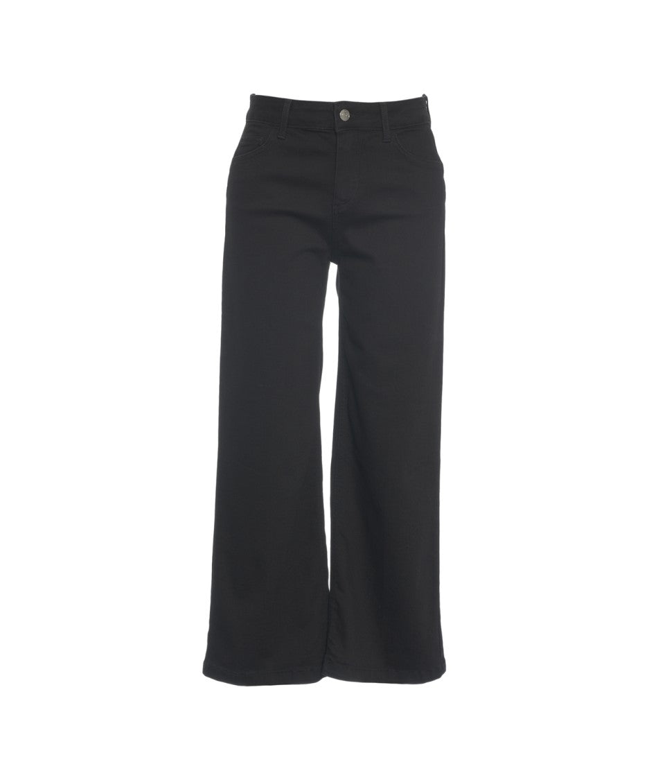 Liu Jo Wide Leg Cropped Jeans