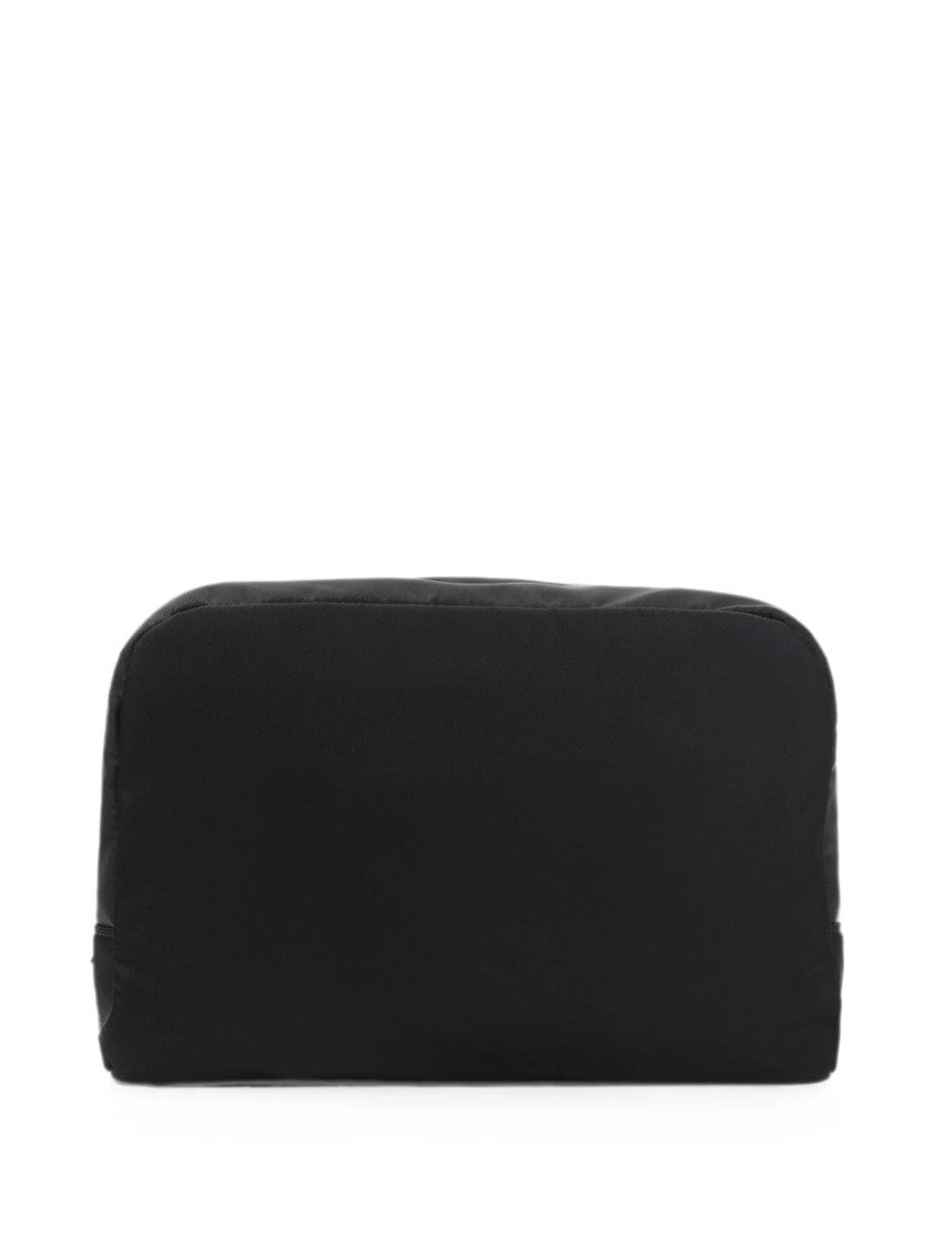 Prada Nylon Dual Zippered Rectangular Pouch
