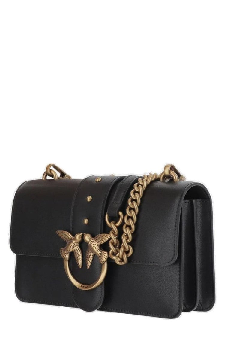 Pinko Structured Black Bag With Clean Lines And Modern Appeal