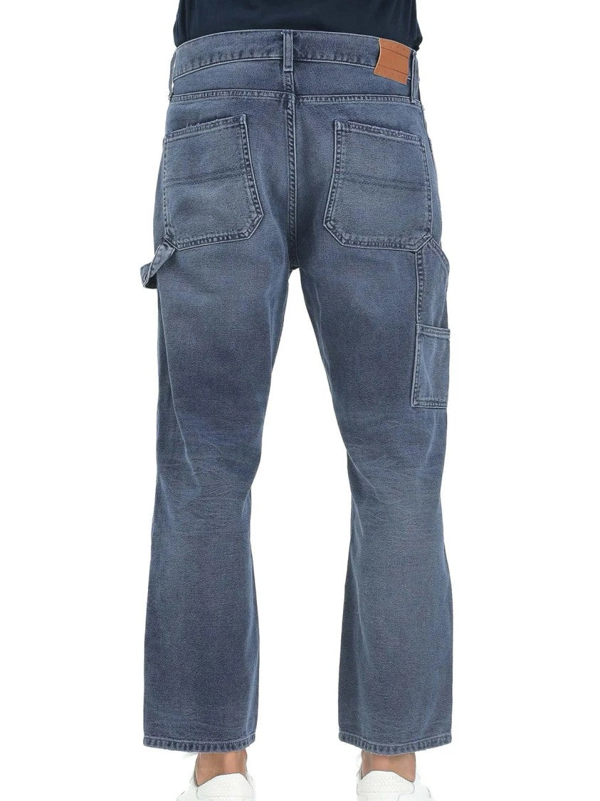 Tommy Jeans Blue Cotton Straight Jeans