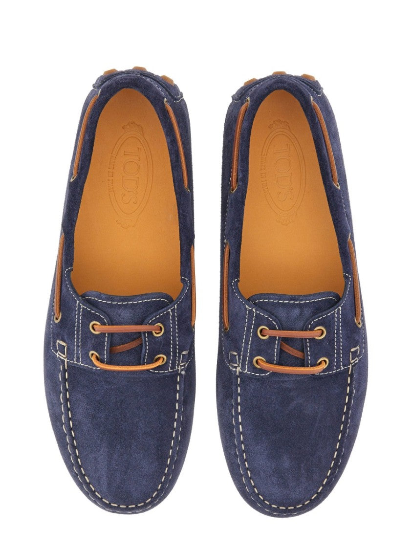 Tod's Classic Blue Calfskin Loafer