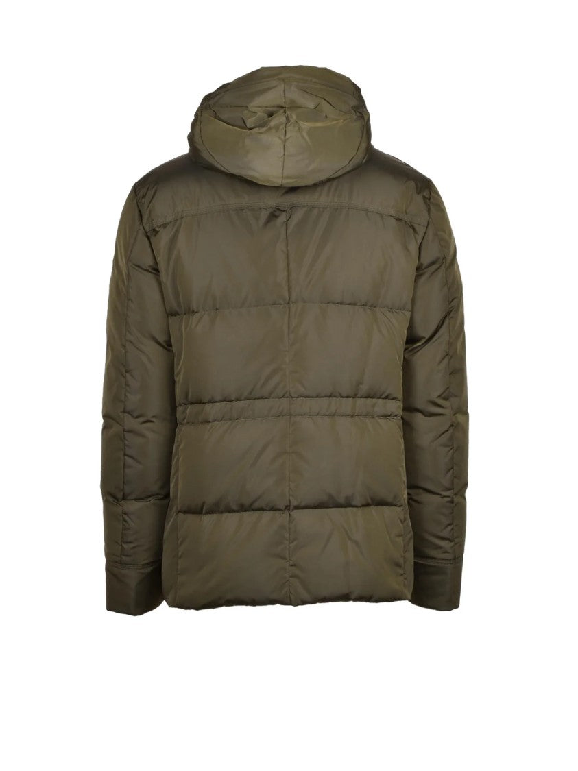 Peuterey Functional Military Green Parka With Recycled Down Insulation