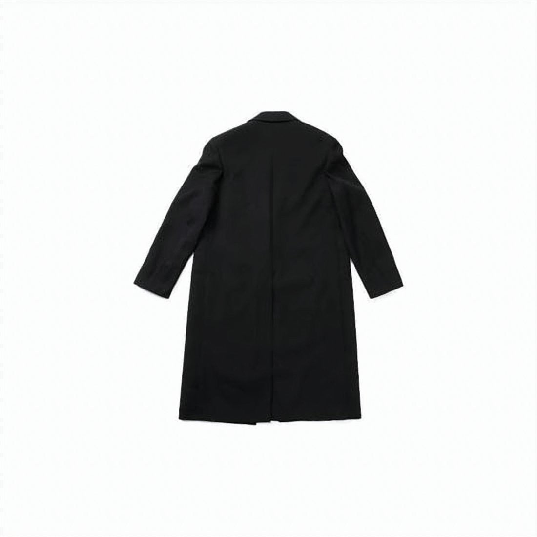 Jil Sander Minimalist Black Wool Tailored Coat