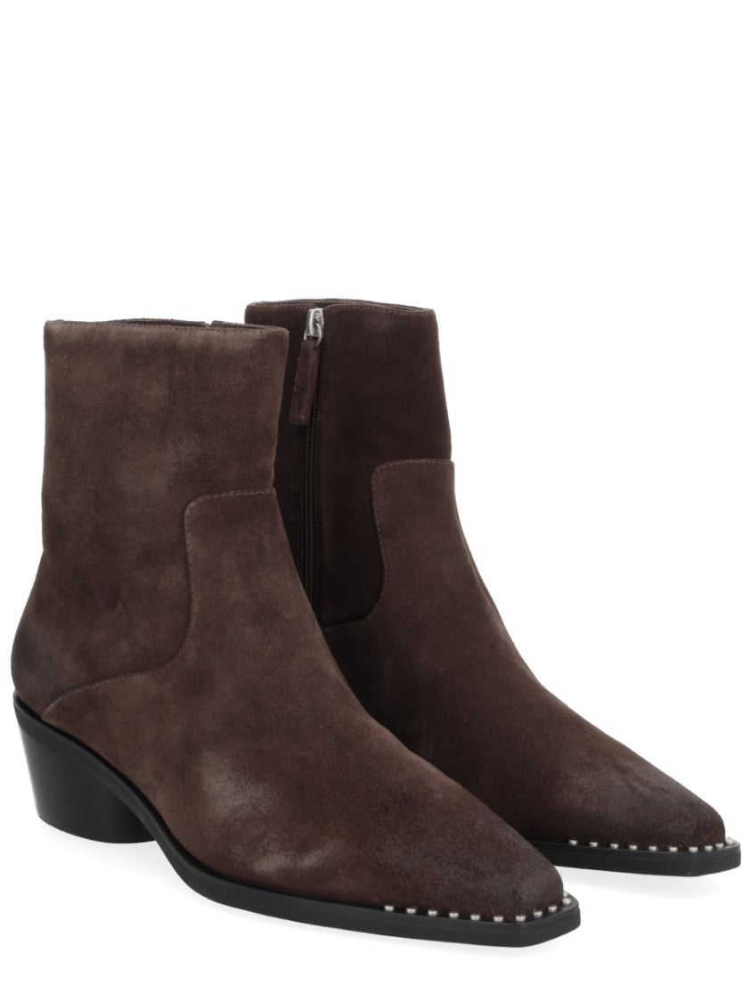 Ash Hasley Pointed Toe Studded Boots
