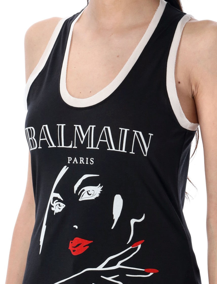 Balmain Balmain Woman Print Top