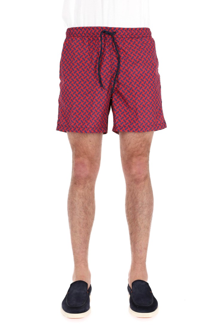 Drumohr Macro Biscottino Quick-Dry Swim Shorts