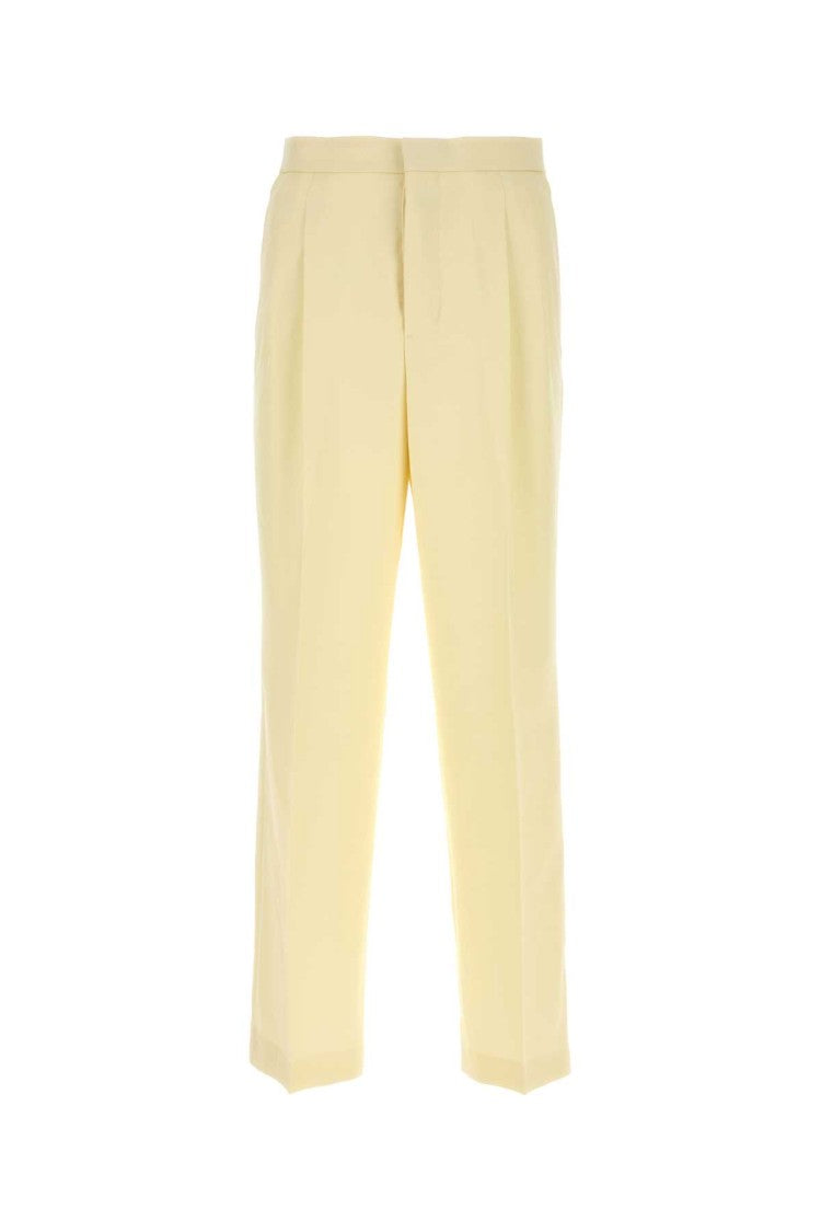 Ami Pastel Yellow Wool Pant