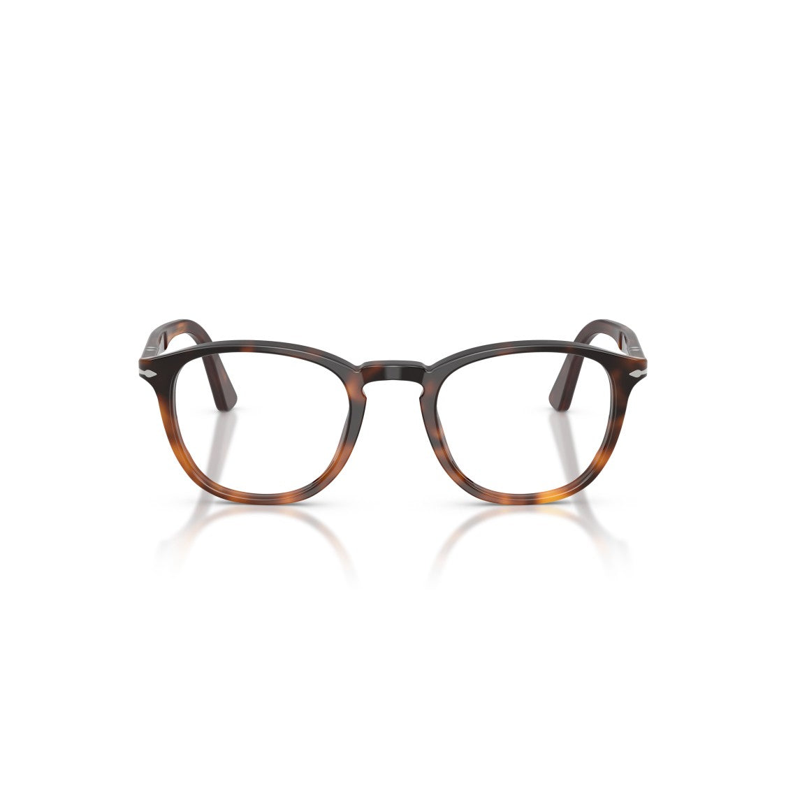 Persol 0Po3143v Round Acetate Eyeglasses With Tortoiseshell Pattern