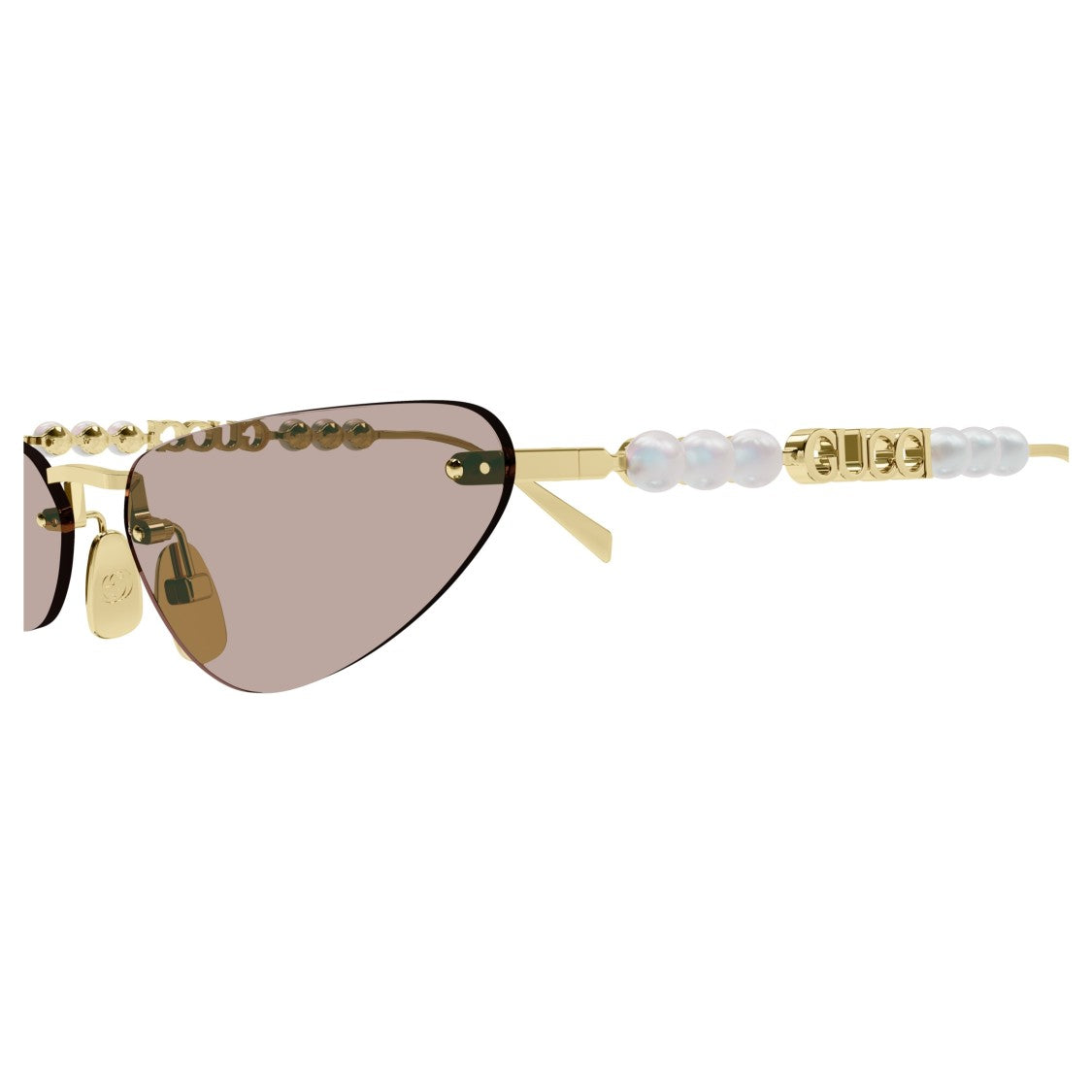 Gucci Gg1920s Rimless Cat-Eye Sunglasses