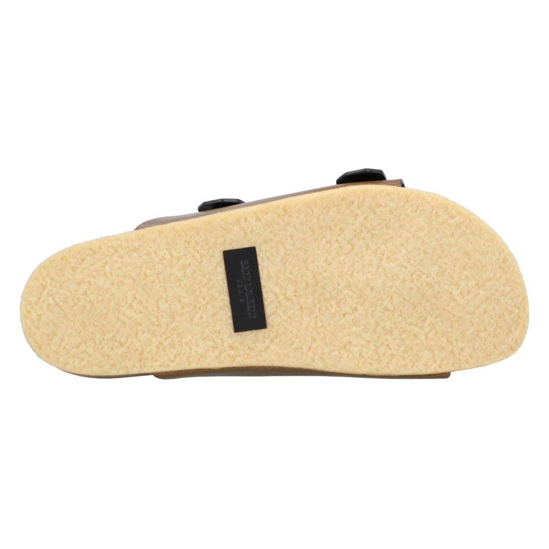 Saint Laurent Smooth Leather "Jimmy" Flat Sandals