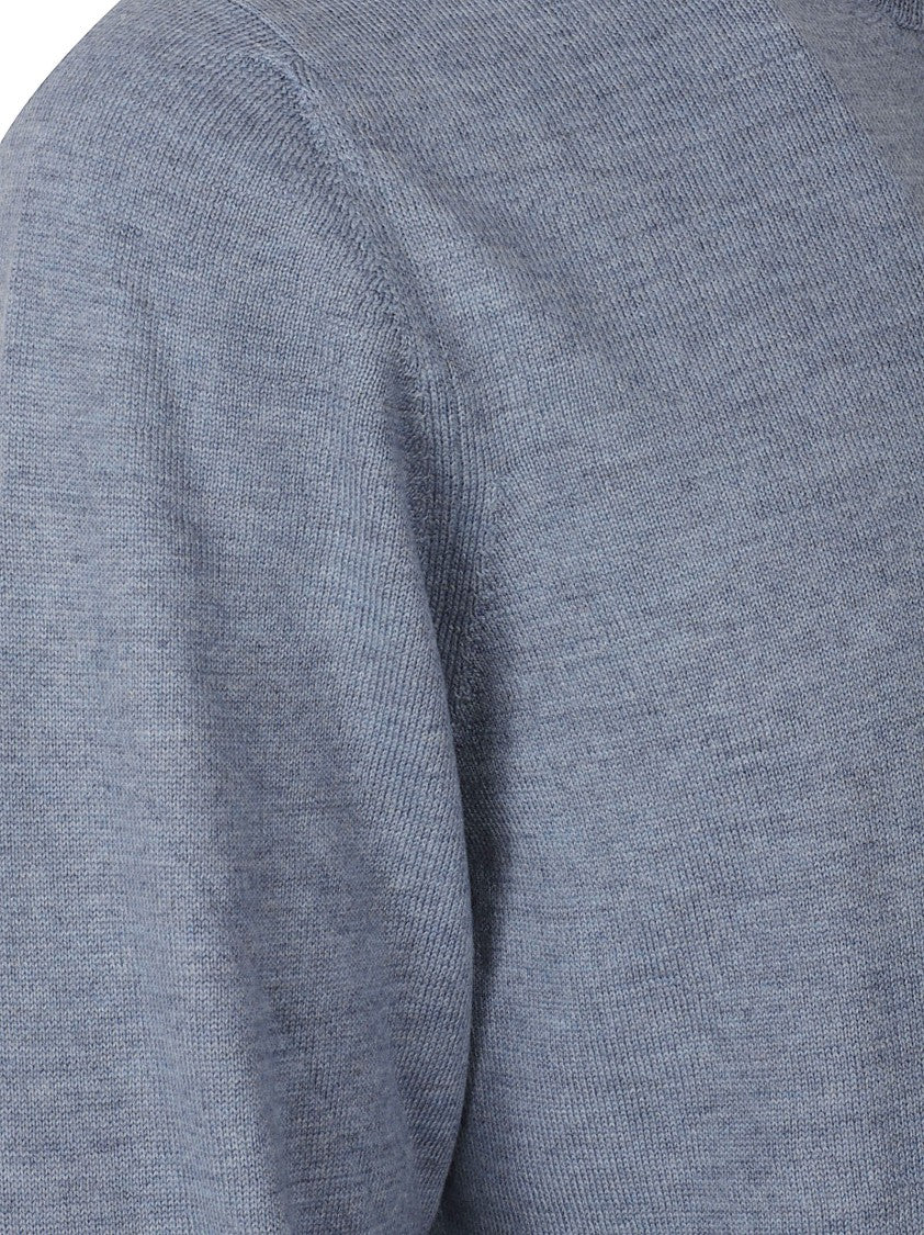 Tagliatore Finely Knit Wool Sweater With Crew Neckline