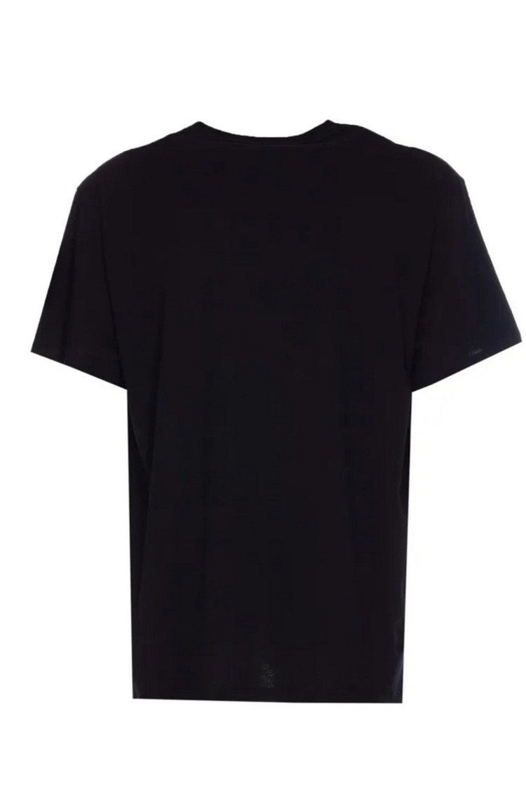 Mcq By Alexander Mcqueen Black Wordmark Logo Printed Cotton T-Shirt