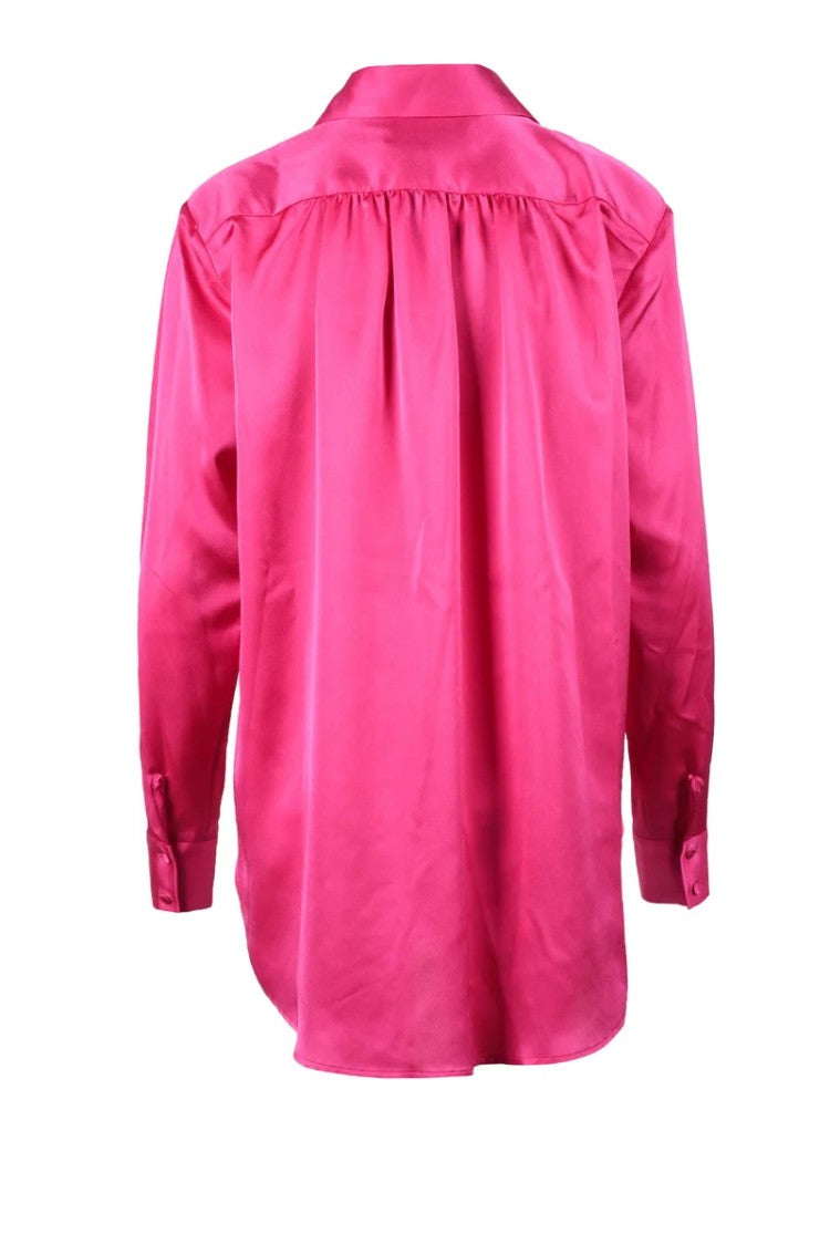 Nine Minutes Fuchsia Stretch Shirt