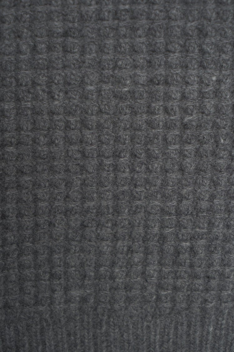 Closed Structured Knitted Polo With Distinctive Collar And Ribbed Cuffs