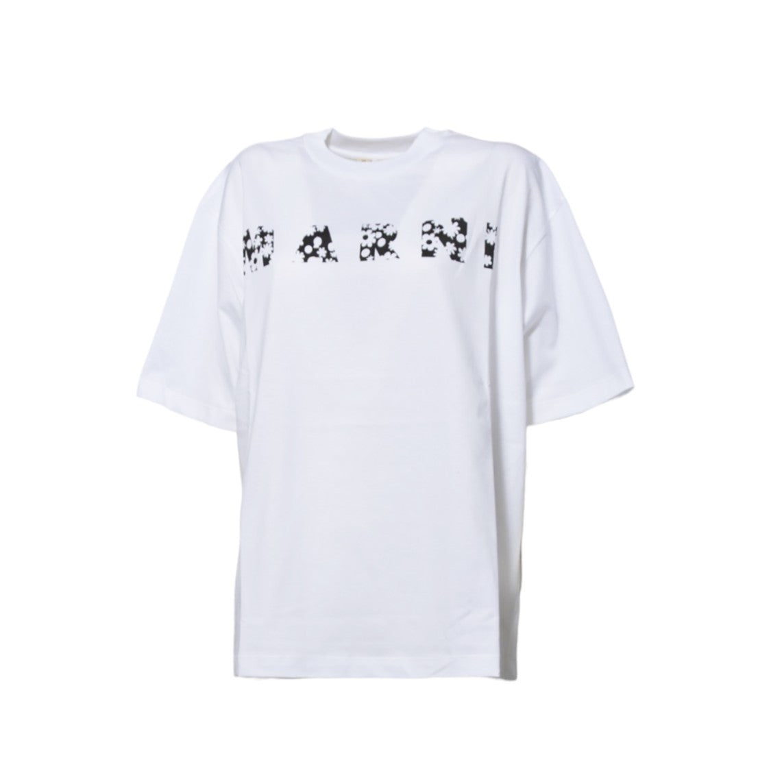 Marni White Cotton Boxy T-Shirt
