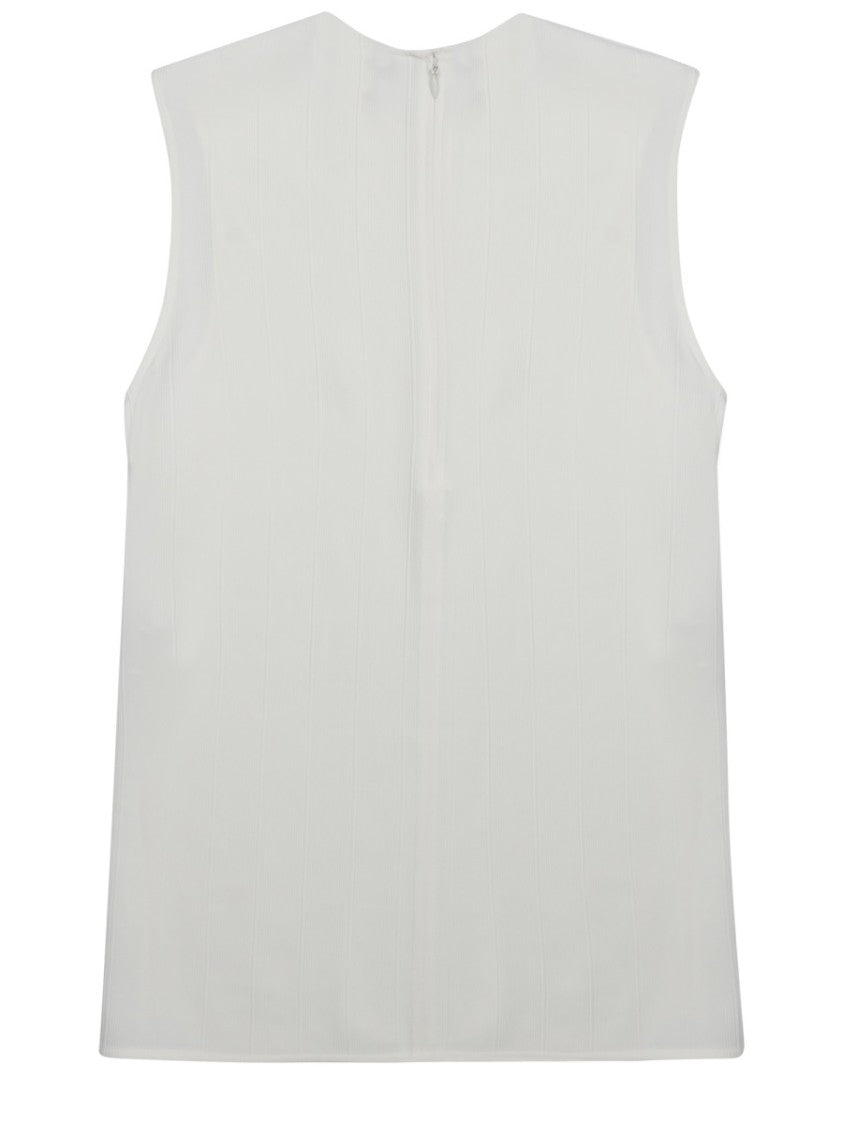 Totême Sleeveless Linen-Blend Tank Top
