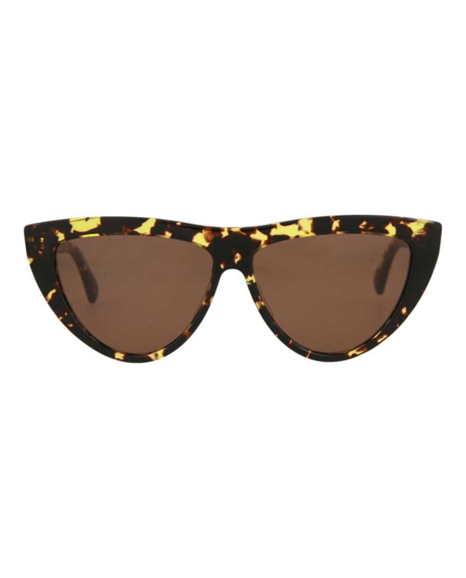 Bottega Veneta Cat Eye-Frame Acetate Sunglasses With Tortoiseshell Design