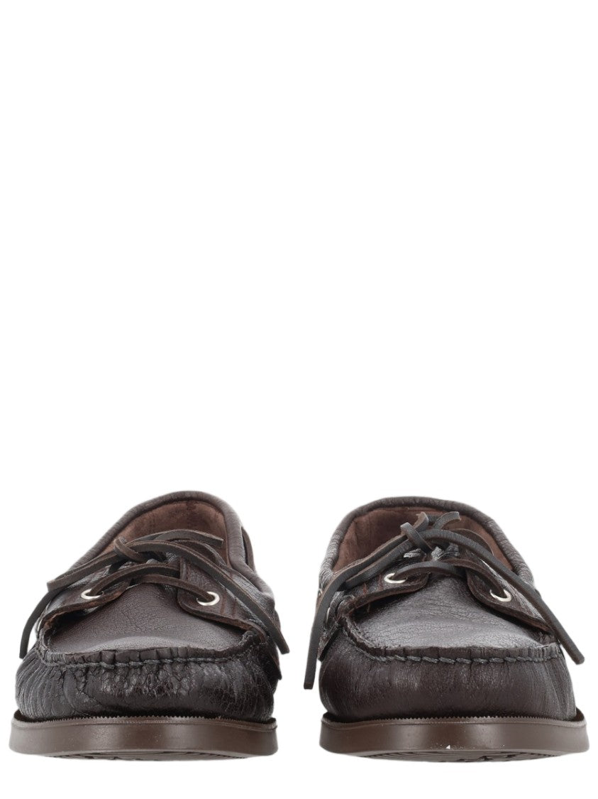 Paraboot Barth Rich Brown Suede Loafers