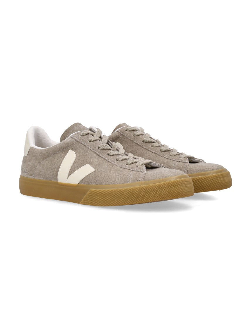 Veja Campo Suede Taupe Pierre Natural Sneakers
