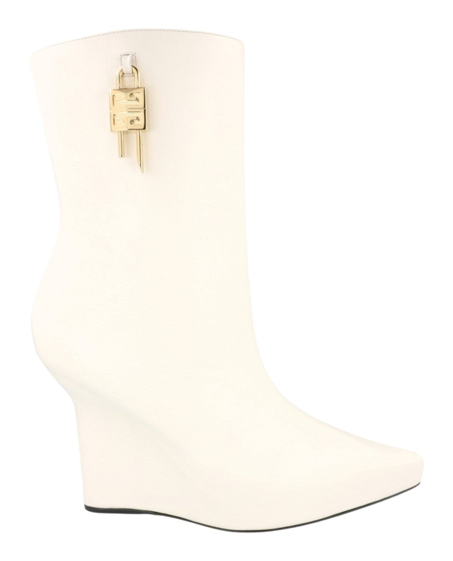 Givenchy G-Lock Leather Wedge Boots