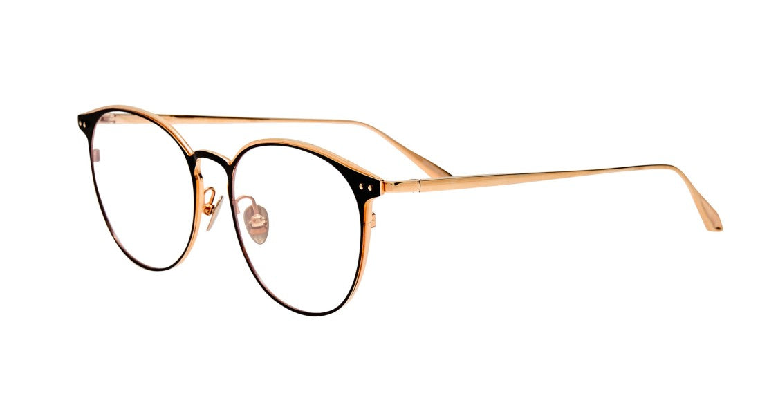 Linda Farrow Lfl Thin Metal Frame Round Sunglasses