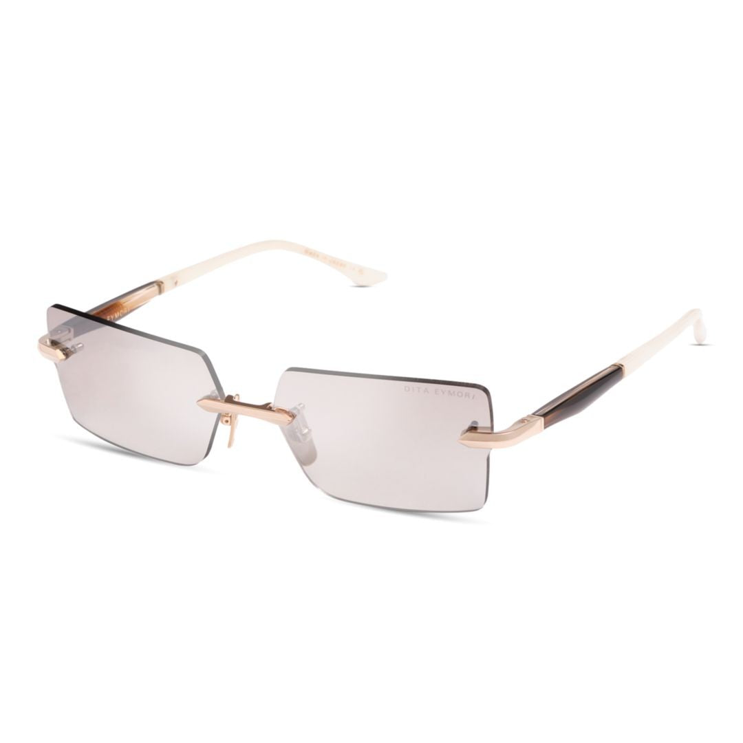 Dita Eymori Rimless Sunglasses With Rectangular Gradient Lenses