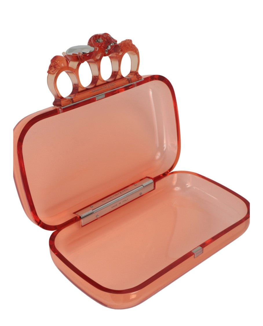 Alexander Mcqueen Skull Four-Ring Clutch