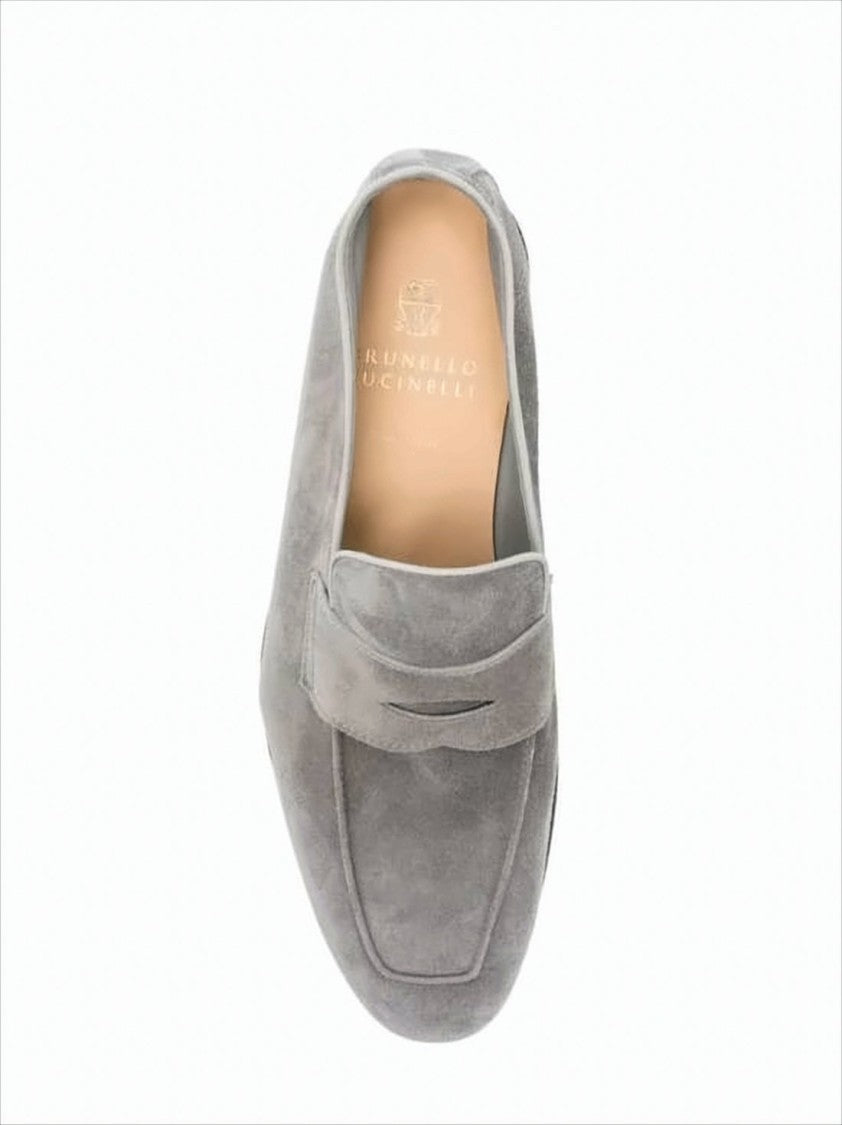 Brunello Cucinelli Soft Suede Loafers