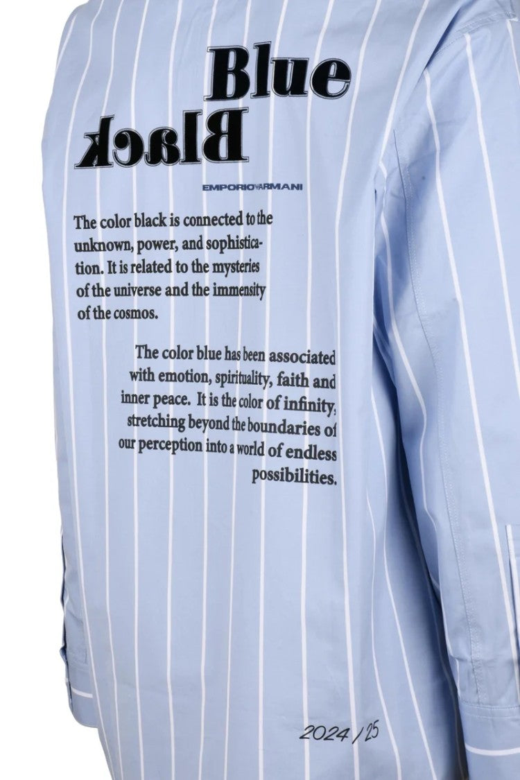 Emporio Armani Shirt Cotton - Light Blue