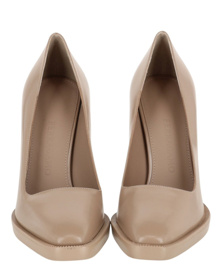 Ferragamo Anser X5 Leather Pumps