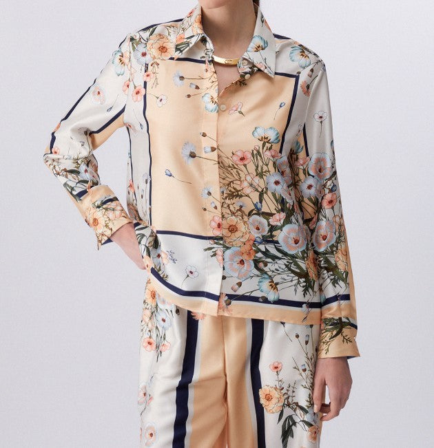 Liu Jo Printed Classic Twill Shirt