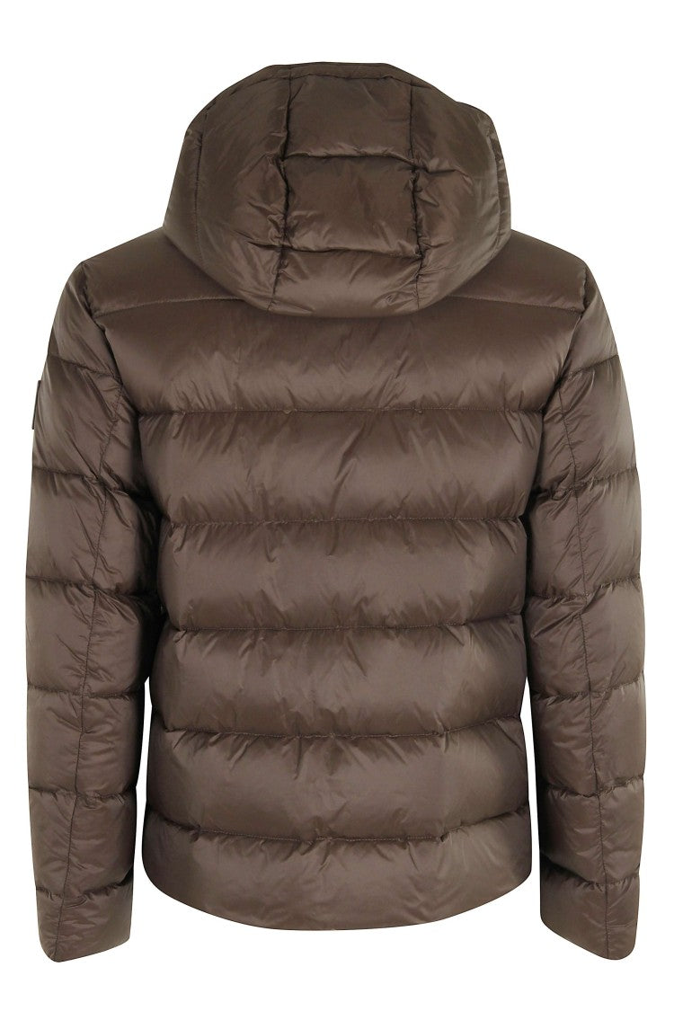 Fay Db Front Feather Hood Down Jacket