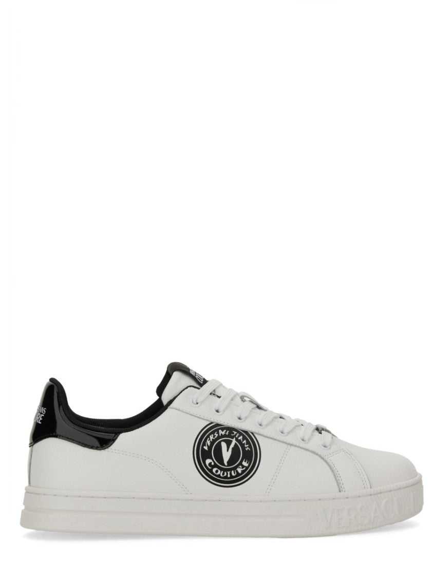 Versace Jeans Couture Versace Jeans Couture White Leather Sneakers
