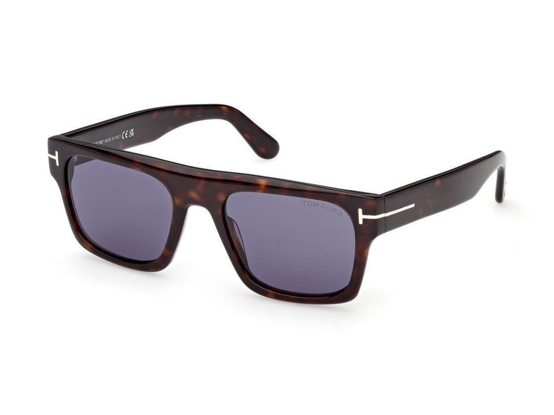 Tom Ford Ft1337 Oversized Square Tortoiseshell Sunglasses
