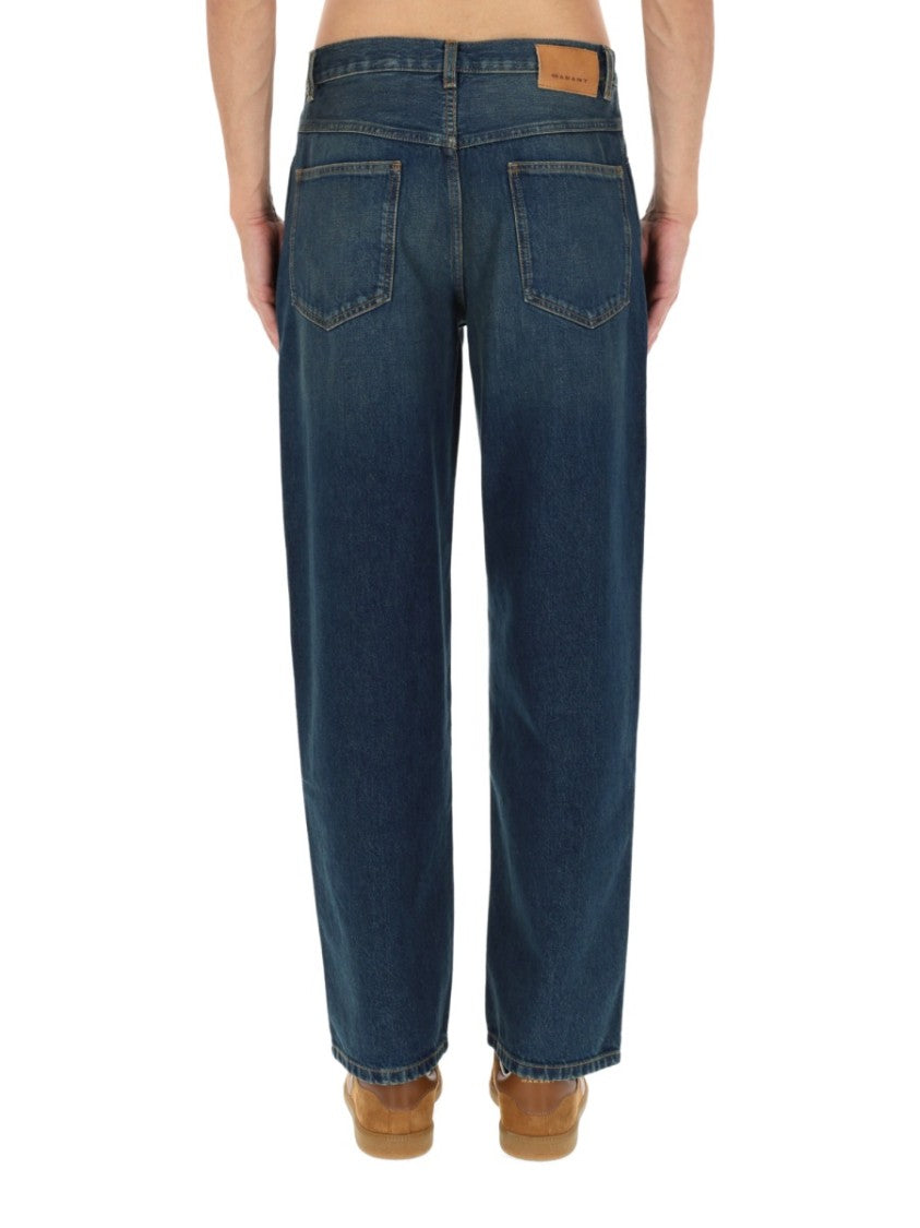 Isabel Marant Jorjey Denim Wide-Leg Jeans