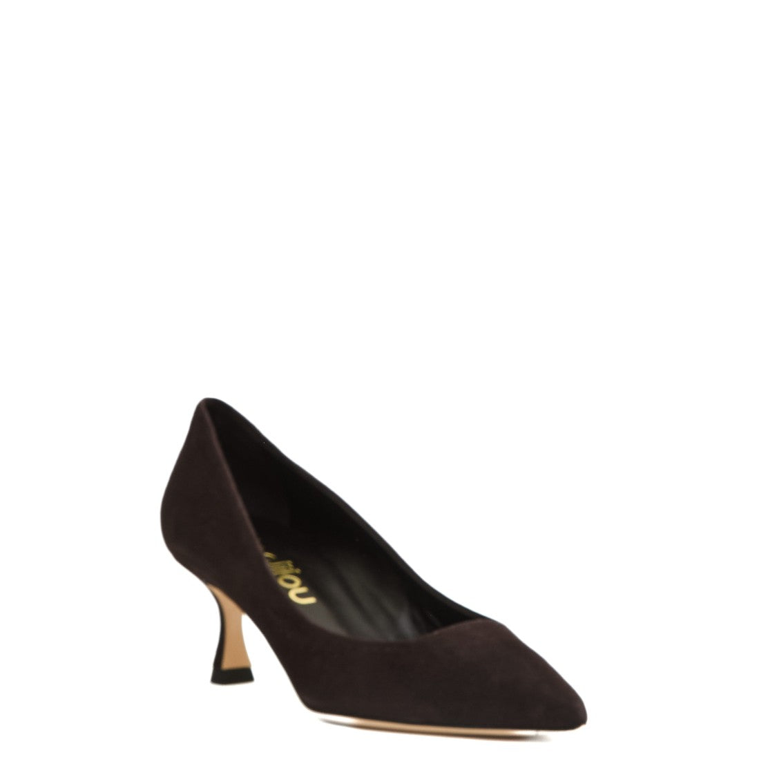 Ninalilou Pump Suede Ebony Heel 55Mm