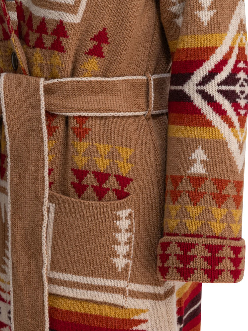 Rakki' Mid-Length Merino Wool Coat