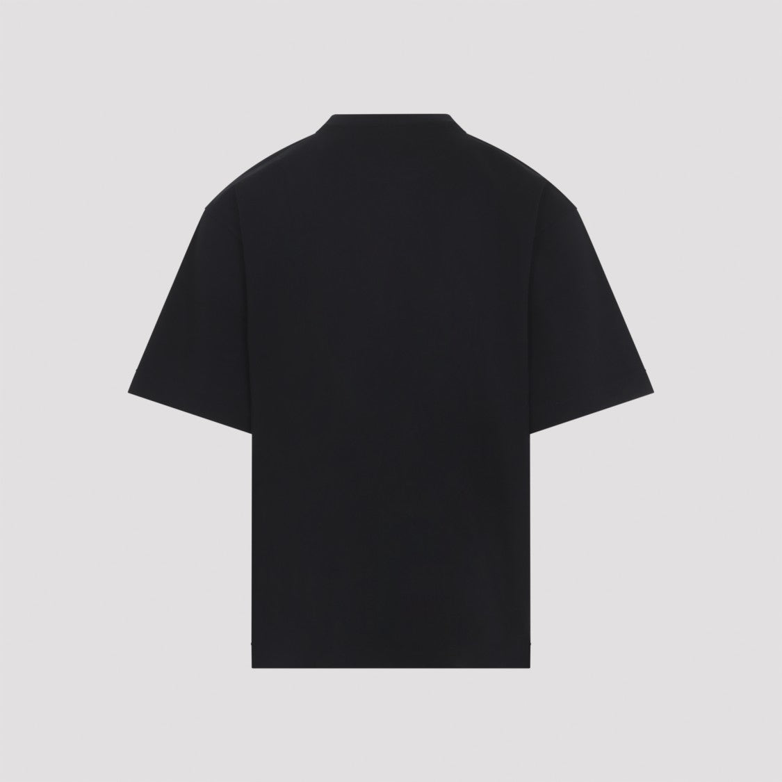 Off-White Black Short-Sleeve T-Shirt With Bold Logo Design